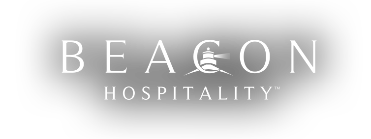 Black and White Beacon Hospitality Logo